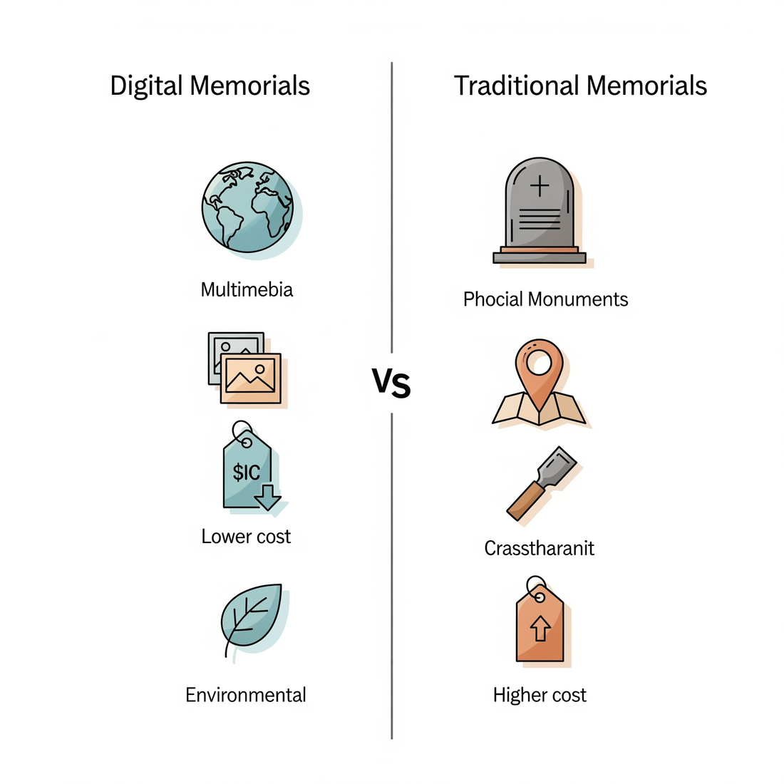 Digital Memorials vs Traditional Memorials 2025: Complete Cost and Feature Comparison Guide