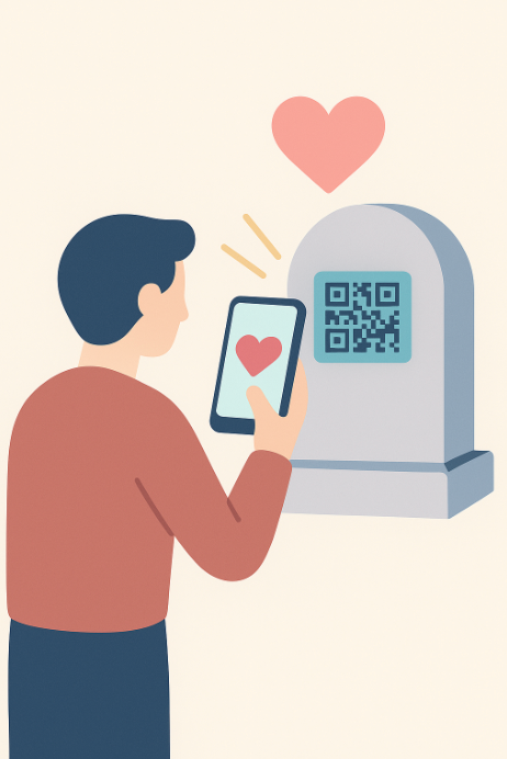 What Is a QR Code Memorial Plaque and How Does It Work?