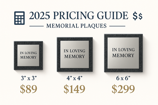 QR Memorial Plaque Costs 2025: Complete Pricing Guide and Cost Comparison